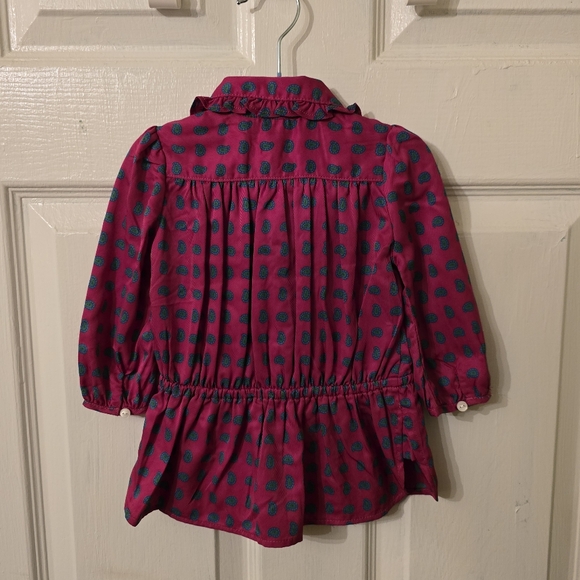 Ralph Lauren Fuschia Paisley Tunic Size 9M - Picture 2 of 3